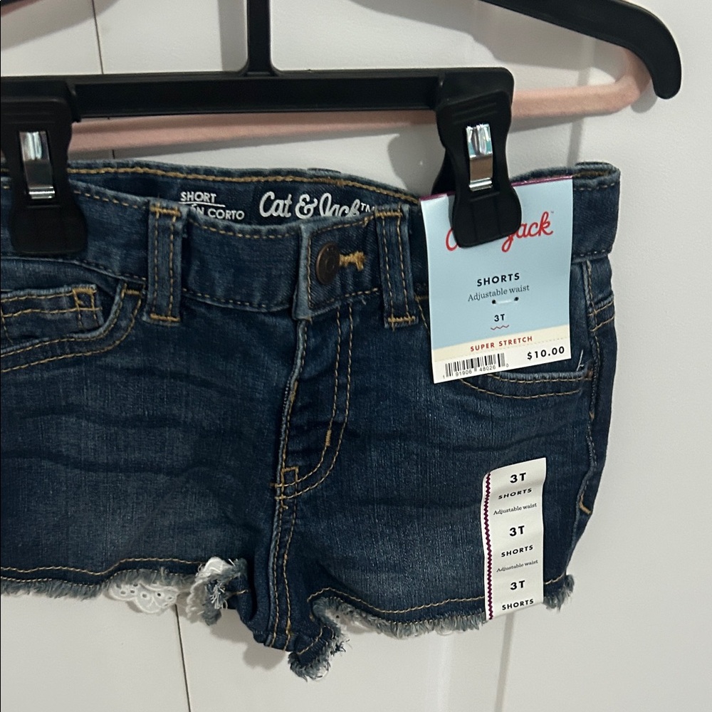 Cat & Jack Dark Blue Jean Shorts